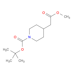 175213-46-4 4-Piperidineacetic acid, 1-[(1,1-dimethylethoxy)carbonyl]-, methyl ester