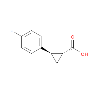 rac-(1R,2R)-2-(4-fluorophenyl)cyclopropane-1-carboxylic acid, trans