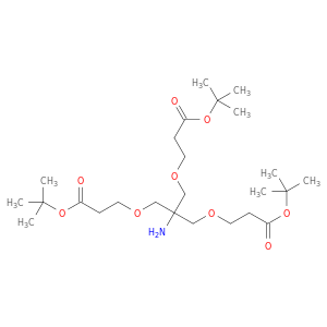 175724-30-8 Propanoic acid, 3,3'-[[2-amino-2-[[3-(1,1-dimethylethoxy)-3-oxopropoxy]methyl]-1,3-propanediyl]bis(oxy)]bis-, 1,1'-bis(1,1-dimethylethyl) ester