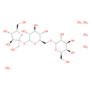 17629-30-0 α-D-Glucopyranoside, β-D-fructofuranosyl O-α-D-galactopyranosyl-(1→6)-, hydrate (1:5)