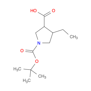 1779899-46-5 (3R,4R)-4-ethyl-1-[(2-methylpropan-2-yl)oxycarbonyl]pyrrolidine-3-carboxylic acid