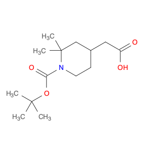 1780990-27-3 2-{1-[(tert-butoxy)carbonyl]-2,2-dimethylpiperidin-4-yl}acetic acid