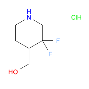 1783945-29-8 4-Piperidinemethanol, 3,3-difluoro-, hydrochloride (1:1)