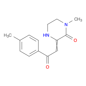 178408-16-7 2-Piperazinone, 1-methyl-3-[2-(4-methylphenyl)-2-oxoethylidene]-