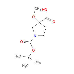 1-[(tert-butoxy)carbonyl]-3-methoxypyrrolidine-3-carboxylic acid