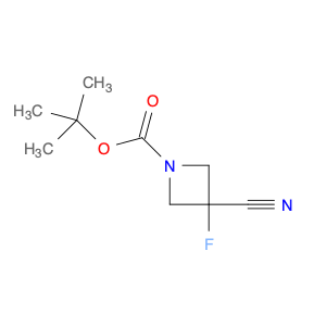 1-Azetidinecarboxylic acid, 3-cyano-3-fluoro-, 1,1-dimethylethyl ester