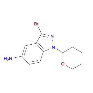 1788054-90-9 1H-Indazol-5-amine, 3-bromo-1-(tetrahydro-2H-pyran-2-yl)-