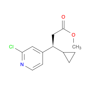 1788058-39-8 4-Pyridinepropanoic acid, 2-chloro-β-cyclopropyl-, methyl ester, (βS)-