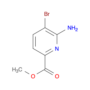 2-Pyridinecarboxylic acid, 6-amino-5-bromo-, methyl ester