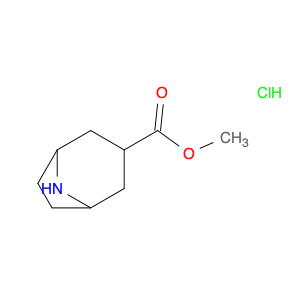 8-Azabicyclo[3.2.1]octane-3-carboxylic acid, methyl ester, hydrochloride (1:1)