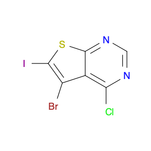 1799610-89-1 5-bromo-4-chloro-6-iodothieno[2,3-d]pyrimidine