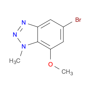 1799973-82-2 1H-Benzotriazole, 5-bromo-7-methoxy-1-methyl-