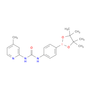 1800110-44-4 Urea, N-(4-methyl-2-pyridinyl)-N'-[4-(4,4,5,5-tetramethyl-1,3,2-dioxaborolan-2-yl)phenyl]-