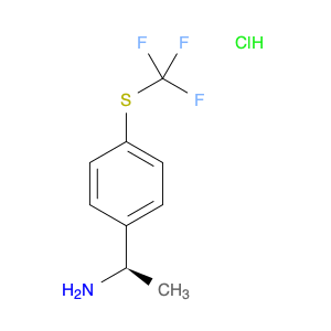 Benzenemethanamine, α-methyl-4-[(trifluoromethyl)thio]-, hydrochloride (1:1), (αR)-