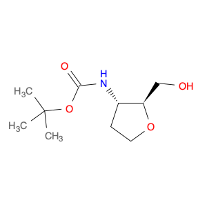 1801627-57-5 tert-butyl N-[(2S,3S)-2-(hydroxymethyl)tetrahydrofuran-3-yl]carbamate