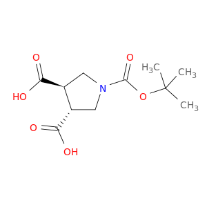 1807916-65-9 rac-(3R,4R)-1-[(tert-butoxy)carbonyl]pyrrolidine-3,4-dicarboxylic acid