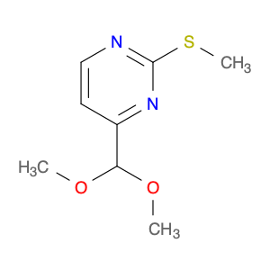 180869-36-7 Pyrimidine, 4-(dimethoxymethyl)-2-(methylthio)-