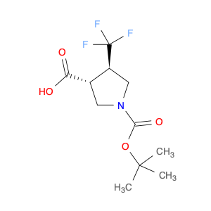 1808807-76-2 (3R,4R)-1-[(tert-butoxy)carbonyl]-4-(trifluoromethyl)pyrrolidine-3-carboxylic acid