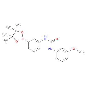 1809876-45-6 1-(3-methoxyphenyl)-3-(3-(4,4,5,5-tetramethyl-1,3,2-dioxaborolan-2-yl)phenyl)urea