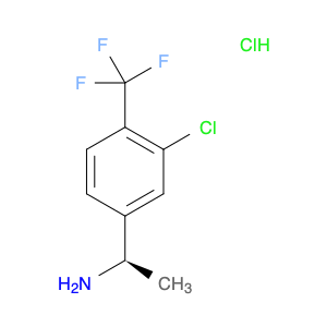 Benzenemethanamine, 3-chloro-α-methyl-4-(trifluoromethyl)-, hydrochloride (1:1), (αR)-