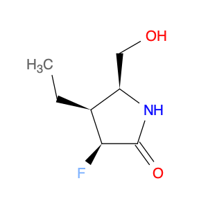 1817630-30-0 2-Pyrrolidinone, 4-ethyl-3-fluoro-5-(hydroxymethyl)-, (3S,4S,5S)-