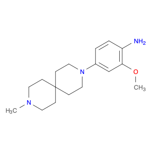 Benzenamine, 2-methoxy-4-(9-methyl-3,9-diazaspiro[5.5]undec-3-yl)-