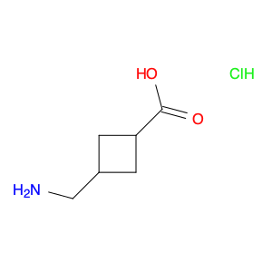 Cyclobutanecarboxylic acid, 3-(aminomethyl)-, hydrochloride (1:1)