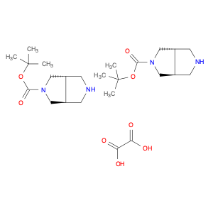 Pyrrolo[3,4-c]pyrrole-2(1H)-carboxylic acid, hexahydro-, 1,1-dimethylethyl ester, ethanedioate (2:1), (3aR,6aR)-rel-