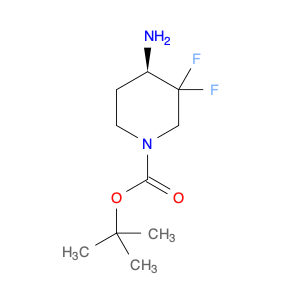 1-Piperidinecarboxylic acid, 4-amino-3,3-difluoro-, 1,1-dimethylethyl ester, (4R)-