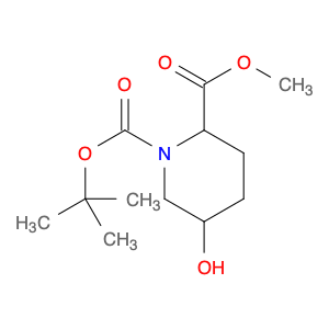 1822538-74-8 1,​2-​Piperidinedicarboxyl​ic acid, 5-​hydroxy-​, 1-​(1,​1-​dimethylethyl) 2-​methyl ester