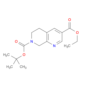 1823299-93-9 7-tert-butyl 3-ethyl 5,6,7,8-tetrahydro-1,7-naphthyridine-3,7-dicarboxylate