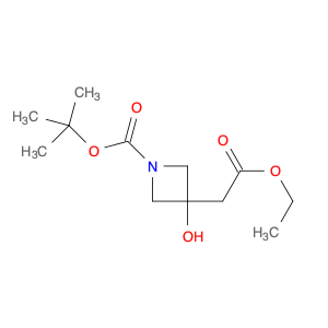 1823865-53-7 Tert-Butyl 3-(2-Ethoxy-2-Oxoethyl)-3-Hydroxyazetidine-1-Carboxylate