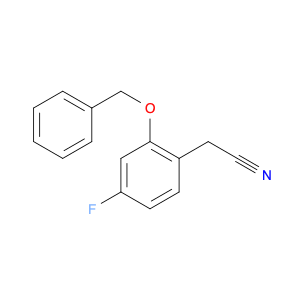 1824265-83-9 Benzeneacetonitrile, 4-fluoro-2-(phenylmethoxy)-