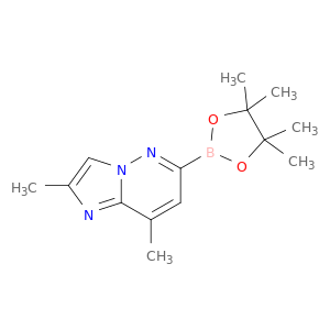 1825352-86-0 2,8-Dimethyl-6-(4,4,5,5-tetramethyl-1,3,2-dioxaborolan-2-yl)imidazo[1,2-b]pyridazine