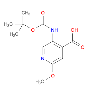 183741-86-8 5-(TERT-BUTOXYCARBONYLAMINO)-2-METHOXYPYRIDINE-4-CARBOXYLIC ACID