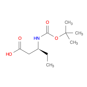 183990-48-9 Pentanoic acid, 3-[[(1,1-dimethylethoxy)carbonyl]amino]-, (3S)- (9CI)