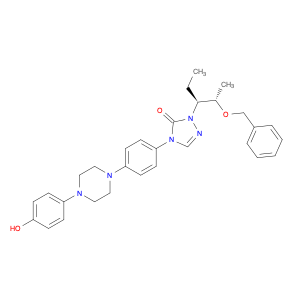 184177-83-1 2-[(1S,2S)-1-Ethyl-2-benzyloxypropyl]-2,4-dihydro-4-[4-[4-(4-hydroxyphenyl)-1-piperazinyl]phenyl]-3H-1,2,4-triazol-3-one