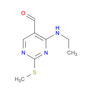 185040-35-1 4-(ethylaMino)-2-(Methylthio)pyriMidine-5-carbaldehyde