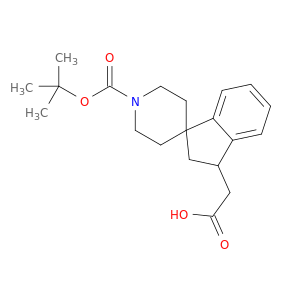 185526-66-3 2-(1'-(tert-butoxycarbonyl)-2,3-dihydrospiro[indene-1,4'-piperidine]-3-yl)acetic acid