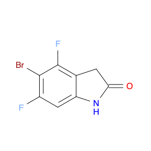 1857381-07-7 5‐bromo‐4,6‐difluoro‐2,3‐dihydro‐1H‐indol‐2‐one