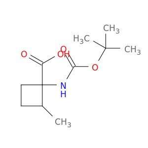 1860337-63-8 1-((tert-butoxycarbonyl)amino)-2-methylcyclobutanecarboxylic acid