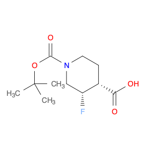 (3S,4R)-1-(tert-butoxycarbonyl)-3-fluoropiperidine-4-carboxylic acid