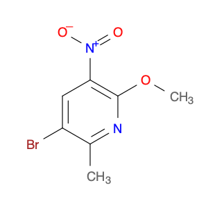 186413-76-3 3-Bromo-6-methoxy-2-methyl-5-nitropyridine