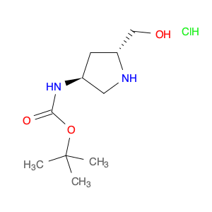 1865786-36-2 TERT-BUTYL (3S,5R)-5-(HYDROXYMETHYL)PYRROLIDIN-3-YLCARBAMATE Hydrochloride