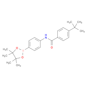 1872388-26-5 4-tert-butyl-N-(4-(4,4,5,5-tetramethyl-1,3,2-dioxaborolan-2-yl)phenyl)benzamide