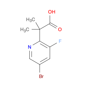 1881085-17-1 2-(5-bromo-3-fluoro-2-pyridyl)-2-methyl-propanoic acid