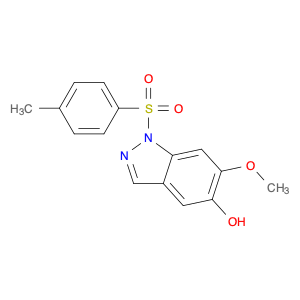 1881240-46-5 6-methoxy-1-(p-tolylsulfonyl)indazol-5-ol