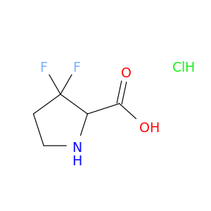 3,3-difluoropyrrolidine-2-carboxylic acid hydrochloride