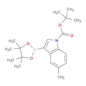 1883598-68-2 tert-butyl 5-methyl-3-(4,4,5,5-tetramethyl-1,3,2-dioxaborolan-2-yl)-1H-indole-1-carboxylate