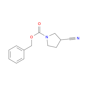 1-Pyrrolidinecarboxylic acid, 3-cyano-, phenylmethyl ester